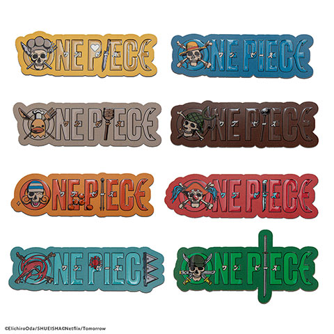 Set 8 magnets Emblèmes personnages - One Piece