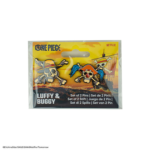 Set 2 pin‘s Luffy et Baggy - One Piece