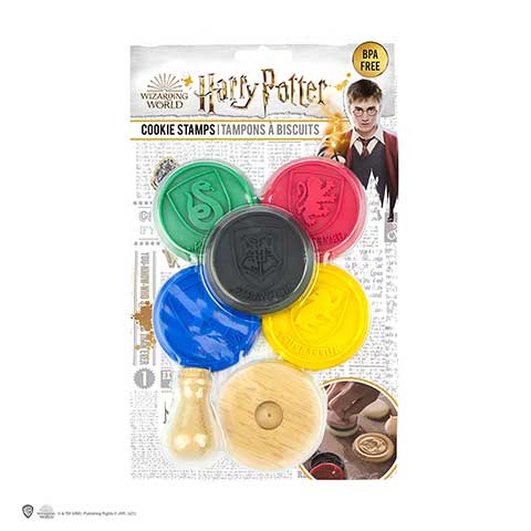 Lot de 5 tampons silicone pour cookies - Harry Potter