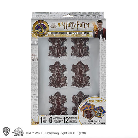 Moule à Chocogrenouille + 6 boîtes Chocogrenouille + 12 cartes - Harry Potter