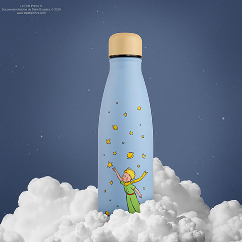Bouteille isotherme 500ml Jusqu’aux étoiles- Le Petit Prince
