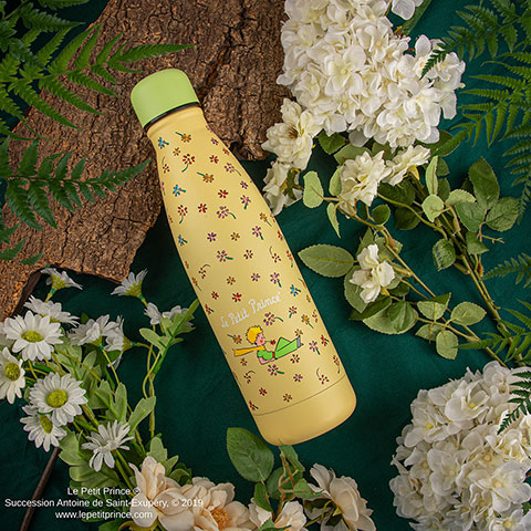 Bouteille isotherme 500ml Jardin de fleurs sauvages - Le Petit Prince