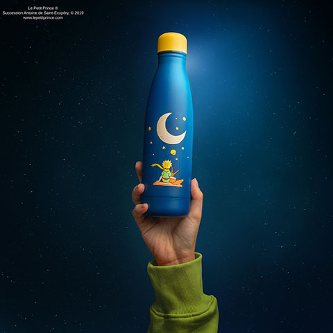 Bouteille isotherme 500ml Observer les étoiles - Le Petit Prince