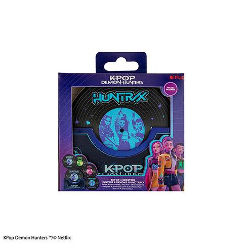 Set de 4 sous-verre - Album chasseurs et démons - KPop Demon Hunters