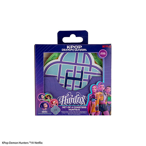 Set de 4 sous-verre - Huntr/x - KPop Demon Hunters