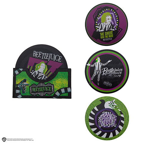 Lot de 4 sous-verre - Beetlejuice