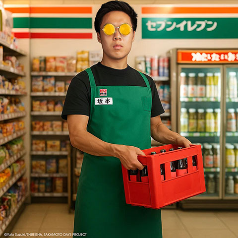 Tablier et pins – Sakamoto Days