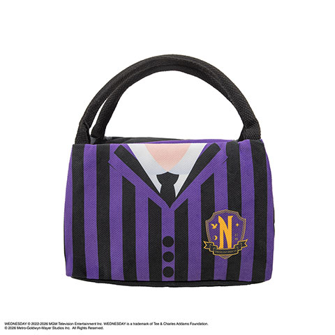 Lunch Bag - Nevermore Noir & Violet - Wednesday