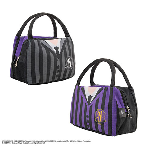 Lunch Bag - Nevermore Noir & Violet - Wednesday