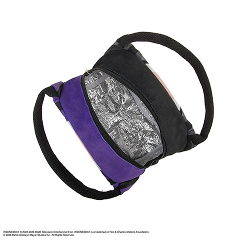 Lunch Bag - Nevermore Noir & Violet - Wednesday