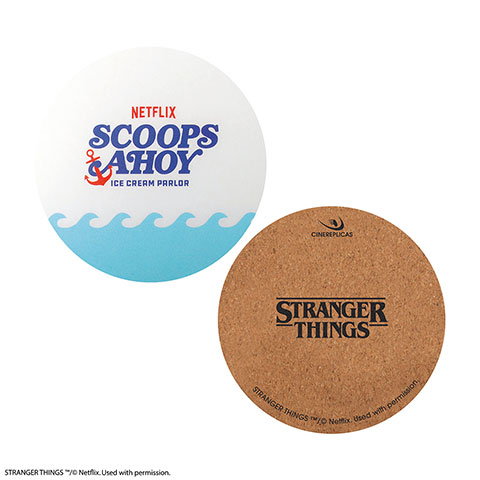 Lot de 4 sous-verre Scoops Ahoy - Stranger Things