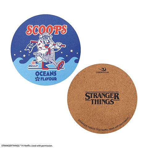 Lot de 4 sous-verre Scoops Ahoy - Stranger Things