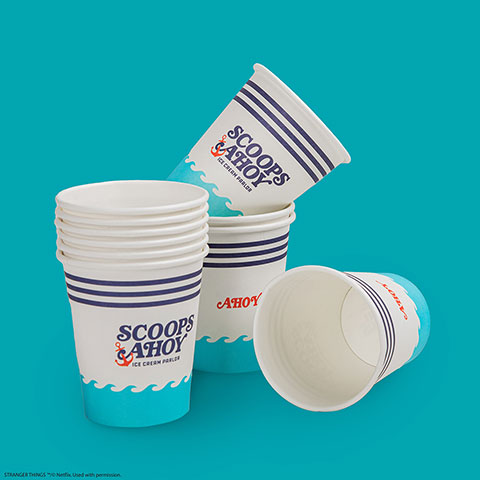 24 gobelets Scoops Ahoy - Stranger Things