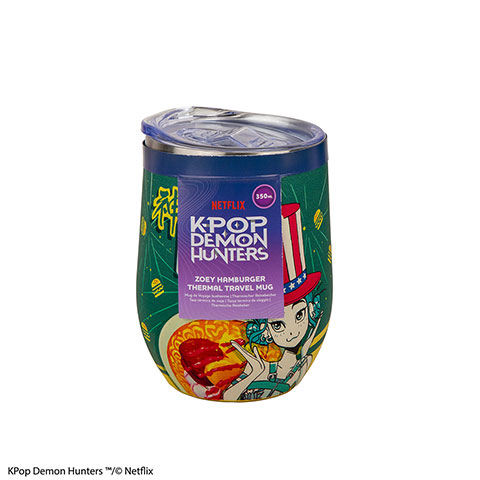 Mug de Voyage Isotherme - Zoey Hamburger - Kpop Demon Hunters