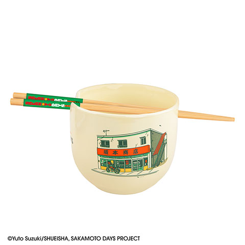 Bol à ramen et baguettes La légende Sakamoto - Sakamoto Days