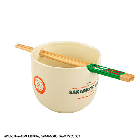 Bol à ramen et baguettes La légende Sakamoto - Sakamoto Days