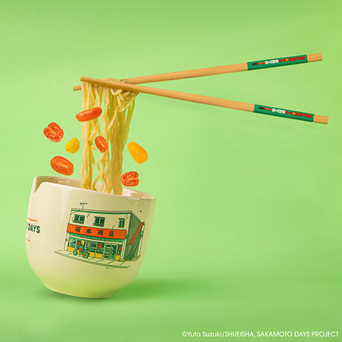 Bol à ramen et baguettes La légende Sakamoto - Sakamoto Days
