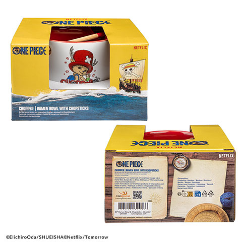 Bol à ramen et baguettes - Tony Tony Chopper - One Piece Netflix