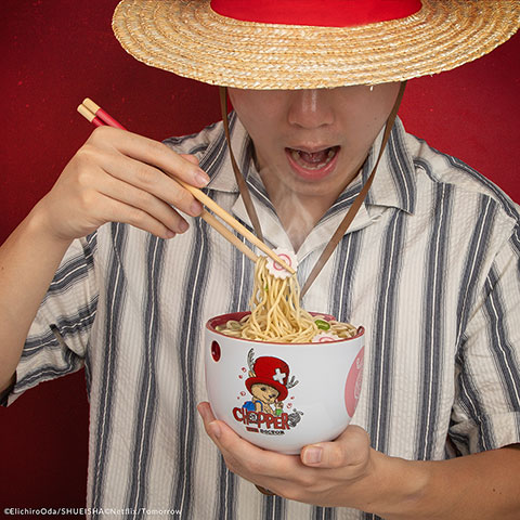 Bol à ramen et baguettes - Tony Tony Chopper - One Piece Netflix