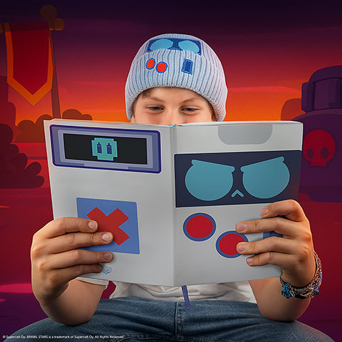 Carnet rigide 8-Bit - Brawl Stars