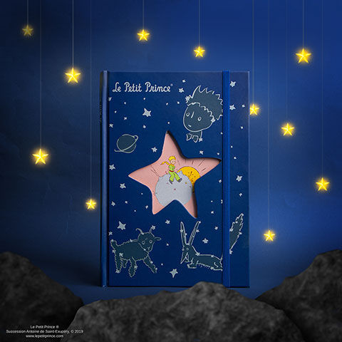 Carnet rigide Constellations nuit étoilée - Le Petit Prince