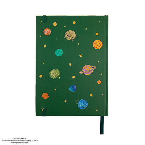 Carnet rigide Astéroïde rotatif - Le Petit Prince