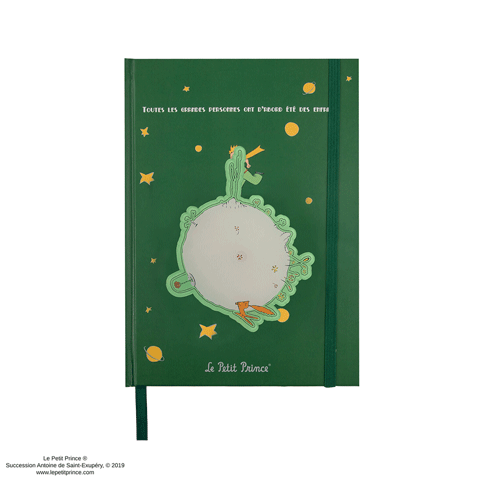Carnet rigide Astéroïde rotatif - Le Petit Prince