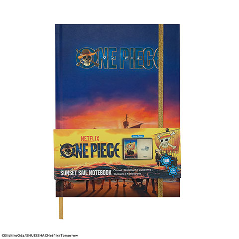 Carnet rigide Bateau coucher de soleil - One Piece