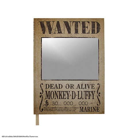 Carnet rigide Wanted miroir - One Piece