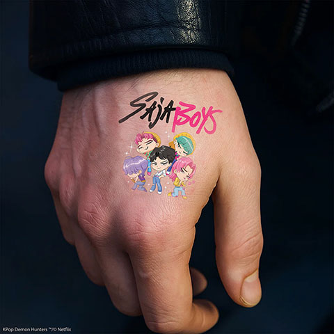 Stickers tatouages - KPop Demon Hunters