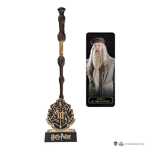 Stylo baguette Albus Dumbledore et support - Harry Potter