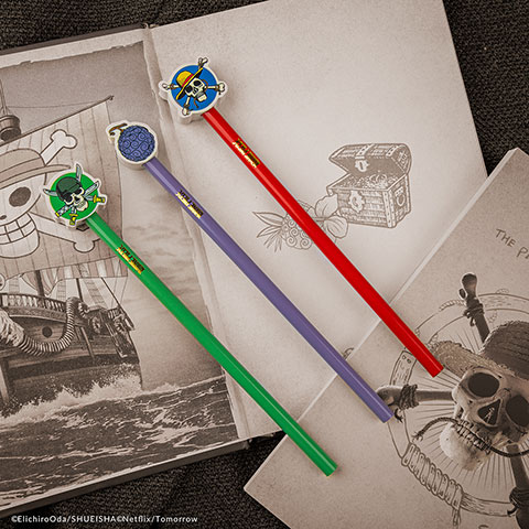 Crayon et gomme Crâne de Luffy - One Piece