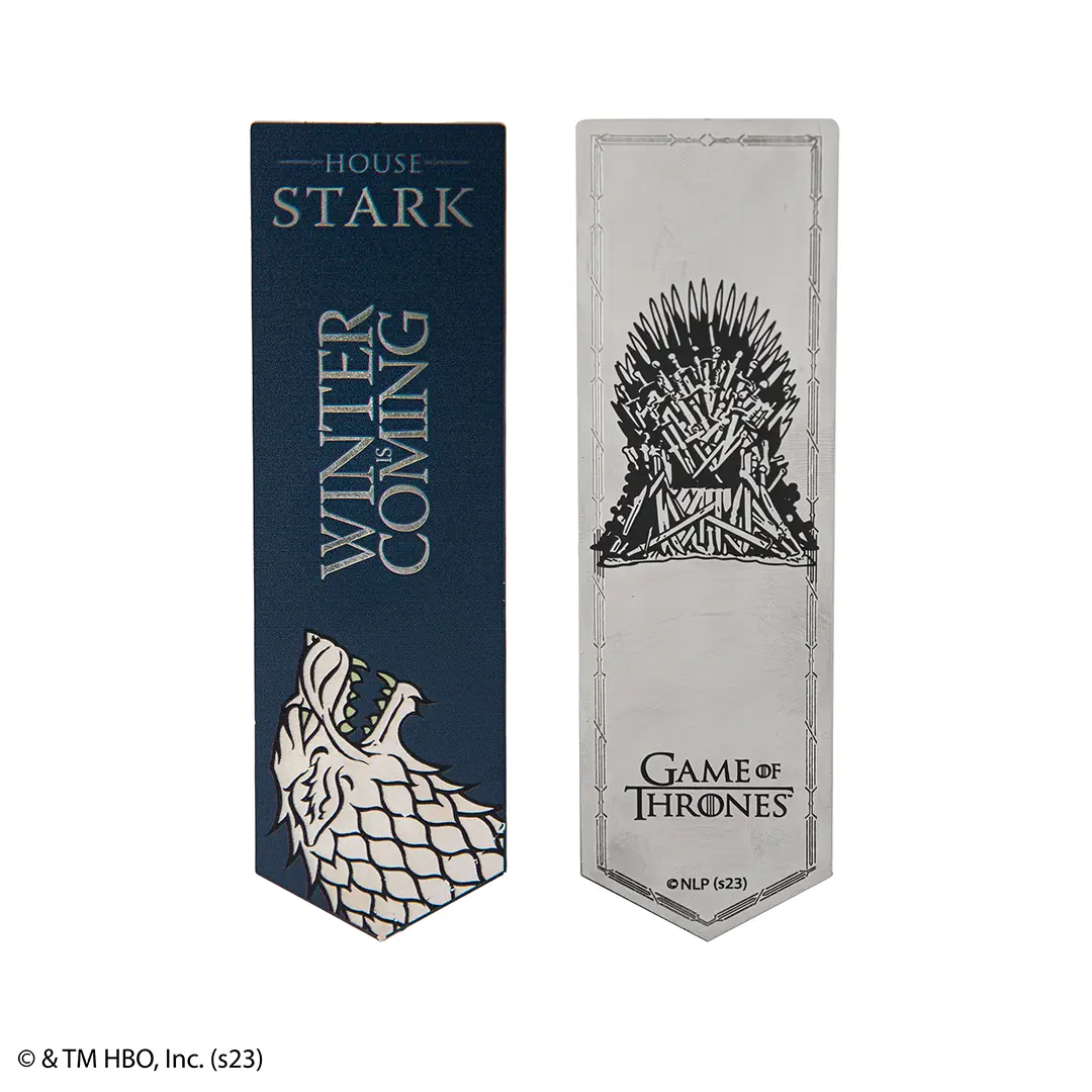 Marque-page métal - Stark - Game of Thrones