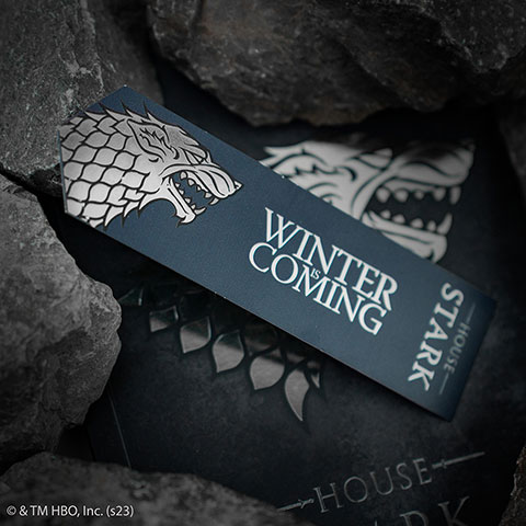 Marque-page métal - Stark - Game of Thrones