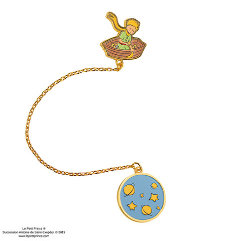 Marque-page chaîne Naviguer dans le ciel - Le Petit Prince