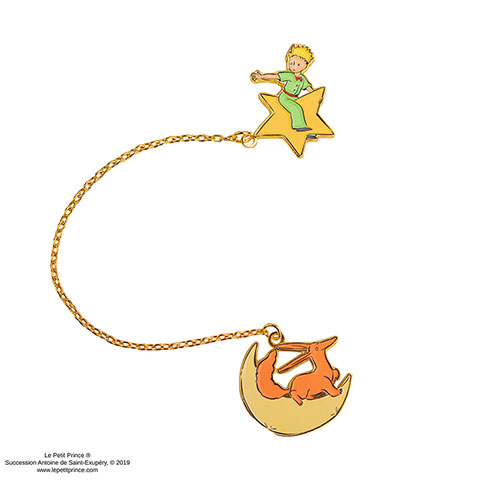 Marque-page chaîne Le Prince et le Renard - Le Petit Prince