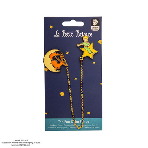 Marque-page chaîne Le Prince et le Renard - Le Petit Prince