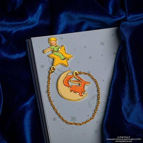 Marque-page chaîne Le Prince et le Renard - Le Petit Prince