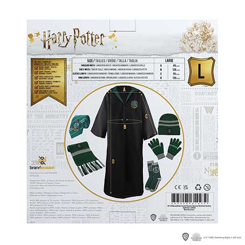 Pack vêtements 6 pièces Serpentard -  Harry Potter