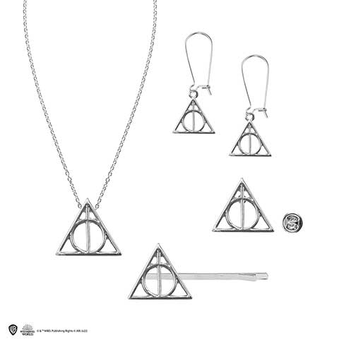 Pack de 4 bijoux Reliques de la Mort - Harry Potter