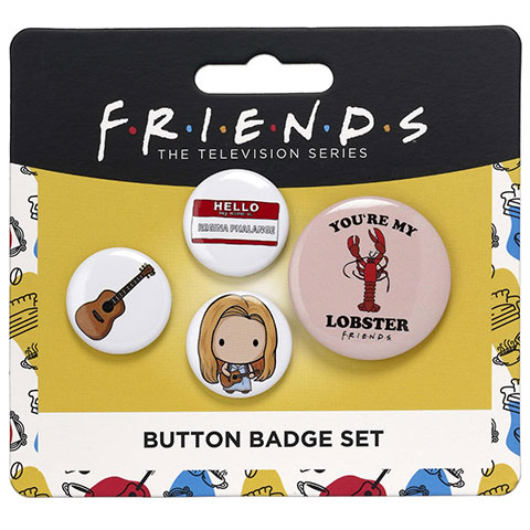 Set de 4 badges Phoebe - Friends