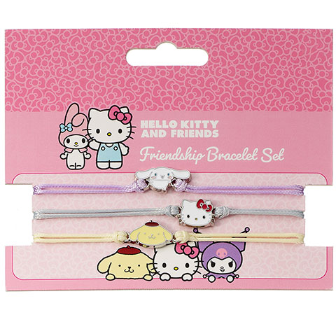 Set de bracelets d’amitié Cinnamonroll et Pompompurin - Hello Kitty