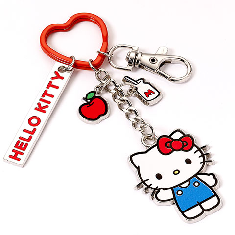 Porte-clés avec charms - Hello Kitty