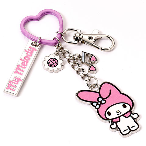 Porte-clés My Melody avec charms - Hello Kitty