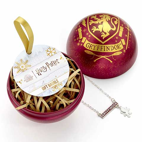 Boule de Noël Gryffondor et Collier - Harry Potter