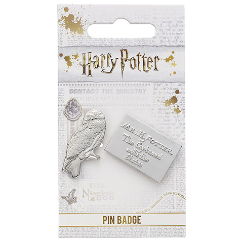 Badge pin’s Hedwige et lettre - Harry Potter