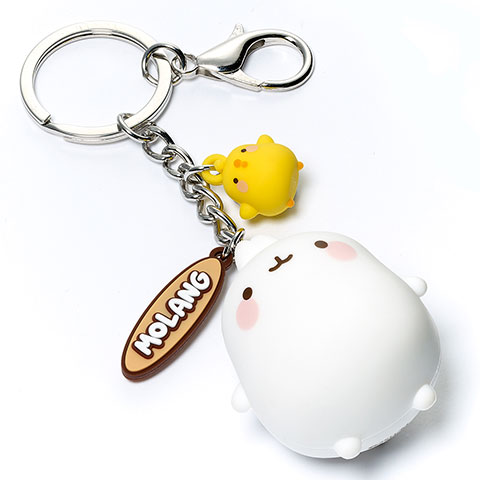 Porte-clés 3D - Molang et Piu Piu