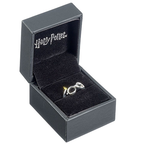 Bague Éclair et lunettes - Argent 925ème - Harry Potter