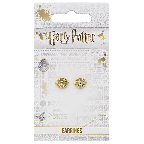 Boucles d’oreilles - Retourneur de temps immobile - Harry Potter