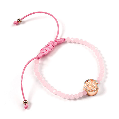 Bracelet d’amitié Glinda en quartz rose - Wicked